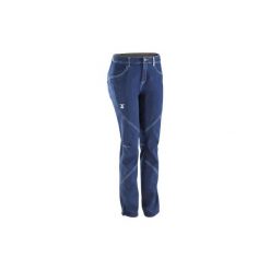 Spodnie wspinaczkowe jeansy damskie. Niebieskie jeansy damskie SIMOND. Za 149,99 zł.