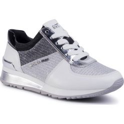 Sneakersy MICHAEL MICHAEL KORS - Allie Wrap Trainer 43S0ALFS3L Silver. Szare sneakersy damskie MICHAEL Michael Kors, ze skóry ekologicznej. W wyprzedaży za 469,00 zł.