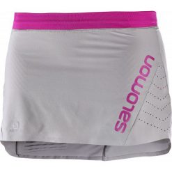 Odzież damska: Salomon Lightning Pro Skort W Alloy/Rose Violet M