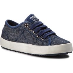 Sneakersy GEOX - J Alonisso B. C J722CC 00013 C4001 S Jeans. Niebieskie trampki chłopięce Geox, bez wzorów, z jeansu, na sznurówki. W wyprzedaży za 159,00 zł.