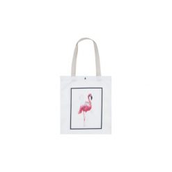 Torebka damska z printem na zakupy. Szare shopper bag damskie TXM. Za 15,99 zł.