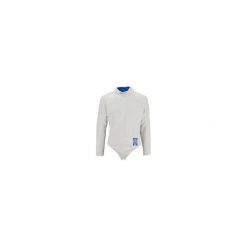 Bluza do szermierki 800N dla praworęcznych męska. Białe bluzy męskie FENC'IT, m, bez wzorów, z poliesteru, bez kołnierzyka, bez rękawów, bez kaptura. Za 799,99 zł.