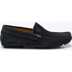 Gant - Mokasyny Austin. Niebieskie mokasyny męskie GANT, na co dzień, bez wzorów, ze skóry, casualowe, bez zapięcia. W wyprzedaży za 399,90 zł.