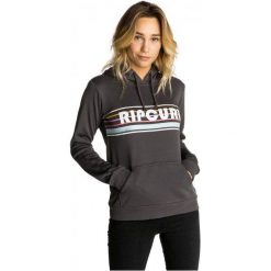 Rip Curl Bluza Damska Big Mumma S Ciemnoszary. Czarne bluzy damskie Rip Curl, s, bez wzorów, bez rękawów, z kapturem. W wyprzedaży za 176,00 zł.