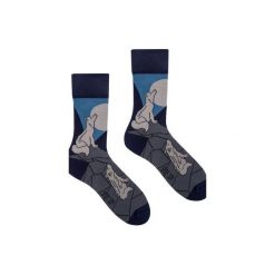 O wilku mowa - kolorowe skarpetki Spox Sox. Szare skarpetki damskie Spox sox, bez wzorów. Za 25,00 zł.