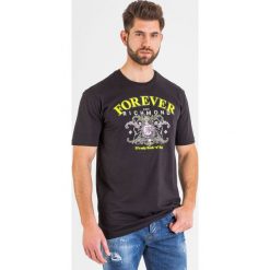 T-SHIRT OVER KERR john richmond. Czarne t-shirty męskie John Richmond, m, bez wzorów, bez kołnierzyka. Za 489,00 zł.