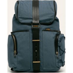 G-Star Raw - Plecak. Niebieskie plecaki męskie G-Star RAW, bez wzorów, z bawełny, retro. Za 649,90 zł.