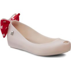 Baleriny MELISSA - Mel Ultragirl + Minnie Inf 31703 Beige 01840. Brązowe meliski damskie marki Melissa, z materiału. W wyprzedaży za 269,00 zł.