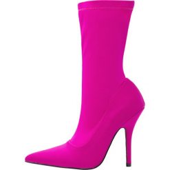 Buty zimowe damskie: Public Desire DANGER Kozaki na obcasie hot pink