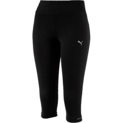 Puma Legginsy Core-Run 3 4 Tight W Black M. Czarne legginsy damskie do biegania marki Puma, s, ze skóry. W wyprzedaży za 109,00 zł.