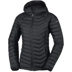 Columbia Powder Lite Hooded Jacket Black S. Czarne kamizelki damskie bez kaptura marki Columbia, s, z materiału, sportowe, z kapturem. Za 399,00 zł.
