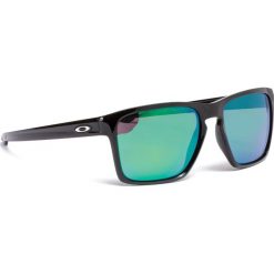 Okulary przeciwsłoneczne OAKLEY - Sliver XL OO9341-1957 Polished Black/Prizm Jade Iridium. Czarne okulary przeciwsłoneczne męskie marki Oakley, z tworzywa sztucznego. W wyprzedaży za 479,00 zł.
