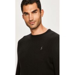 Polo Ralph Lauren - Sweter. Czarne swetry męskie Polo Ralph Lauren, s, bez wzorów, z wełny, z okrągłym kołnierzem, bez kaptura. W wyprzedaży za 549,90 zł.