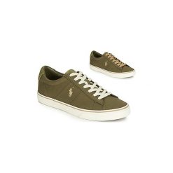 Buty Polo Ralph Lauren SAYER. Zielone trampki męskie Polo Ralph Lauren, bez wzorów, bez zapięcia. Za 271,20 zł.
