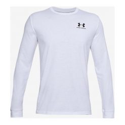 Under Armour Sportstyle Koszulka Biały. Białe podkoszulki męskie Under Armour, s, bez wzorów, z bawełny, z długim rękawem. Za 137,95 zł.
