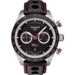 PROMOCJA ZEGAREK TISSOT T - SPORT T100.427.16.051.00. Czarne zegarki męskie marki TISSOT, ze stali. W wyprzedaży za 7128,00 zł.