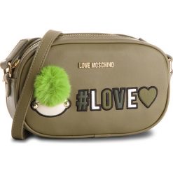 Torebka LOVE MOSCHINO - JC4069PP16LK0850 Verde. Zielone listonoszki damskie marki Love Moschino, ze skóry ekologicznej, na ramię. W wyprzedaży za 509,00 zł.