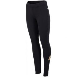 4F Legginsy H4Z17 leg001 L Czarny. Czarne legginsy damskie 4f, l, ze skóry, na fitness i siłownię. W wyprzedaży za 51,00 zł.