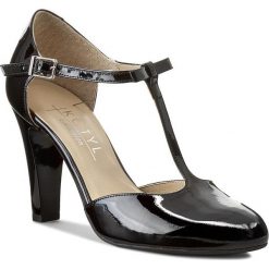 Półbuty KOTYL - 5871 Czarny Lakier. Czarne półbuty damskie Kotyl, z aplikacjami, ze skóry, eleganckie, bez obcasa, na obcasie, bez zapięcia. Za 249,00 zł.