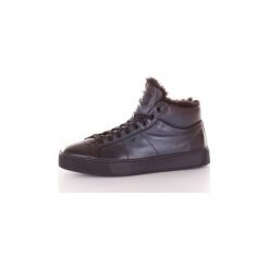 Buty Santoni MBGL20870OCNHGS. Niebieskie trampki męskie Santoni, bez wzorów, bez zapięcia. Za 1921,69 zł.