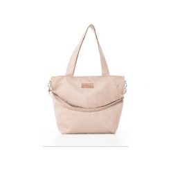 Torba typu shopper MC6 - beż. Czarne torby damskie na zakupy marki Militu, w paski, bez dodatków. Za 170,10 zł.