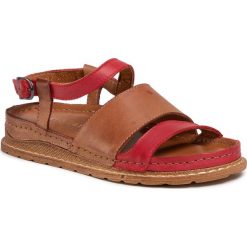 Sandały SERGIO BARDI - SB-08-09-000567 108. Pomarańczowe klapki damskie Sergio Bardi, bez wzorów, ze skóry, bez obcasa. Za 219,00 zł.