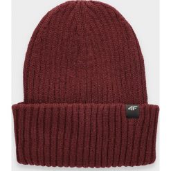 Czapka męska CAM254 - burgund. Czerwone czapki męskie 4f, bez wzorów. Za 39,99 zł.