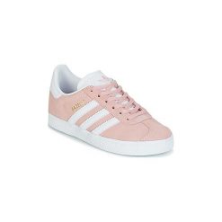 Buty Dziecko adidas GAZELLE C. Różowe trampki dziewczęce Adidas, bez wzorów, bez zapięcia. Za 203,20 zł.