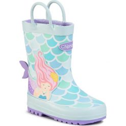 Kalosze CHIPMUNKS - Splash CH201 Aqua 401. Niebieskie kalosze dziewczęce Chipmunks. Za 129,00 zł.