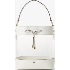 Lauren Ralph Lauren - Damska torba shopper, żółty. Żółte torby damskie na zakupy Lauren Ralph Lauren, bez wzorów, eleganckie, bez dodatków. Za 999,95 zł.