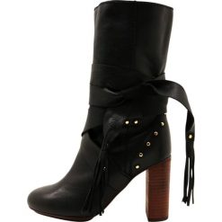 Botki damskie: See by Chloé Botki na obcasie nero