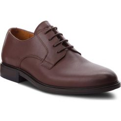 Buty wizytowe męskie: Półbuty TOMMY HILFIGER - Color Block Heel Leather Shoe FM0FM01616 Coffee 211