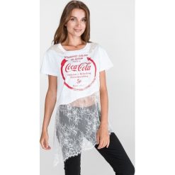 Pinko Basilico Koszulka Biały. Białe koszulki damskie Pinko, l, z nadrukiem, z bawełny, bez kołnierzyka. Za 1277,95 zł.