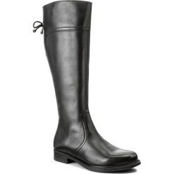 Oficerki LASOCKI - RST-KAMI-05 Czarny. Czarne kozaki damskie na obcasie marki Lasocki, ze skóry, przed kolano, na wysokim obcasie. Za 279,99 zł.