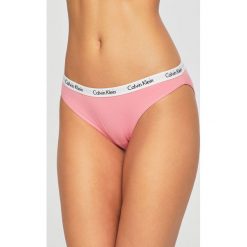 Calvin Klein Underwear - Figi. Różowe majtki damskie Calvin Klein Underwear, xs, z elastanu. W wyprzedaży za 49,90 zł.