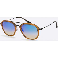 Ray-Ban - Okulary. Pomarańczowe okulary przeciwsłoneczne damskie marki Ray-Ban, okrągłe. W wyprzedaży za 499,90 zł.