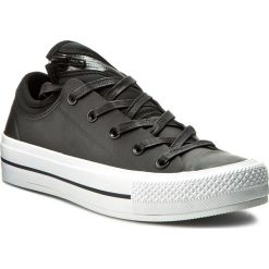 Tenisówki CONVERSE - Ctas Ma-1 Se Ox 153636C Black/Black/White. Czarne półbuty damskie marki Converse, bez wzorów, z gumy, bez zapięcia. W wyprzedaży za 249,00 zł.