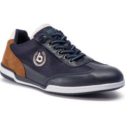 Sneakersy BUGATTI - 321-72603-5900-4100 Dark Blue. Niebieskie sneakersy męskie Bugatti, na co dzień, bez wzorów, ze skóry ekologicznej, eleganckie, bez zapięcia. Za 299,00 zł.