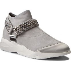 Sneakersy LORIBLU - 8E A83286 AA Arg/Cam. Szare półbuty damskie marki Loriblu, na co dzień, z aplikacjami, ze skóry, bez obcasa, na płaskiej podeszwie, bez zapięcia. W wyprzedaży za 1179,00 zł.