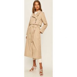 MAX&Co. - Płaszcz. Brązowe kurtki damskie MAX&Co., w paski, z bawełny, bez kaptura. Za 1749,00 zł.