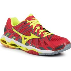 Buty MIZUNO - Wave Tornado X2 V1GA181201 Czerwony. Czerwone buty sportowe męskie Mizuno, ze skóry ekologicznej, bez zapięcia, na fitness i siłownię, mizuno wave. W wyprzedaży za 489,00 zł.