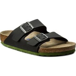 Klapki BIRKENSTOCK - Arizona Bs 1005714 Desert Soil Black. Czarne klapki męskie Birkenstock, bez wzorów, ze skóry ekologicznej. Za 309,00 zł.