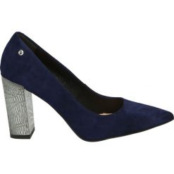 Czółenka - 5495 1217 BLU. Czarne czółenka zamszowe Venezia. Za 299,00 zł.