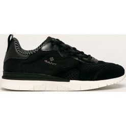 Gant - Buty Mc Park. Czarne buty sportowe męskie GANT, ze skóry, na sznurówki. Za 529,90 zł.