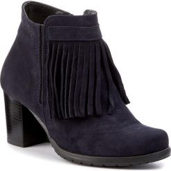 Botki SERGIO BARDI - Leonida FW127253317PL 413. Niebieskie buty zimowe damskie marki Sergio Bardi, z nubiku, na obcasie. W wyprzedaży za 209,00 zł.