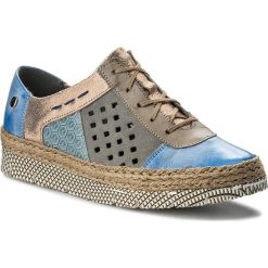 Espadryle MACIEJKA - 03339-06/00-5 Niebieski. Niebieskie espadryle damskie marki Maciejka, bez wzorów, ze skóry, bez obcasa, na płaskiej podeszwie. W wyprzedaży za 199,00 zł.