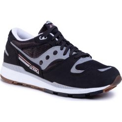 Sneakersy SAUCONY - Azura S70437-20 Blk/Gry. Czarne sneakersy męskie Saucony, bez wzorów, z materiału, bez zapięcia. W wyprzedaży za 319,00 zł.