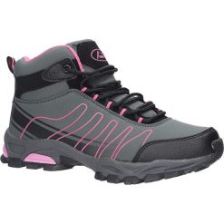 Szare buty trekkingowe sznurowane softshell Casu B1530-4. Szare buty trekkingowe damskie marki Casu. Za 99,99 zł.