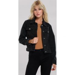 Czarna Kurtka Hebe. Czarne kurtki damskie Renee, bez wzorów, z jeansu, bez kaptura. Za 159,99 zł.