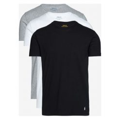 Polo Ralph Lauren 3-pack Dolna koszulka Czarny Biały Szary. Szare koszulki męskie Polo Ralph Lauren, xl, bez wzorów, z bawełny, polo, bez rękawów. Za 249,95 zł.